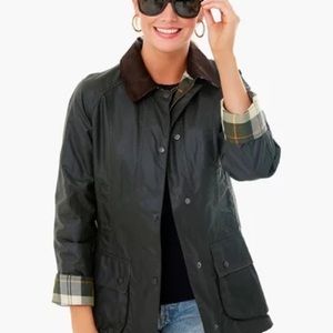 Barbour Women’s Beadnell Size: 0, Color: Sage